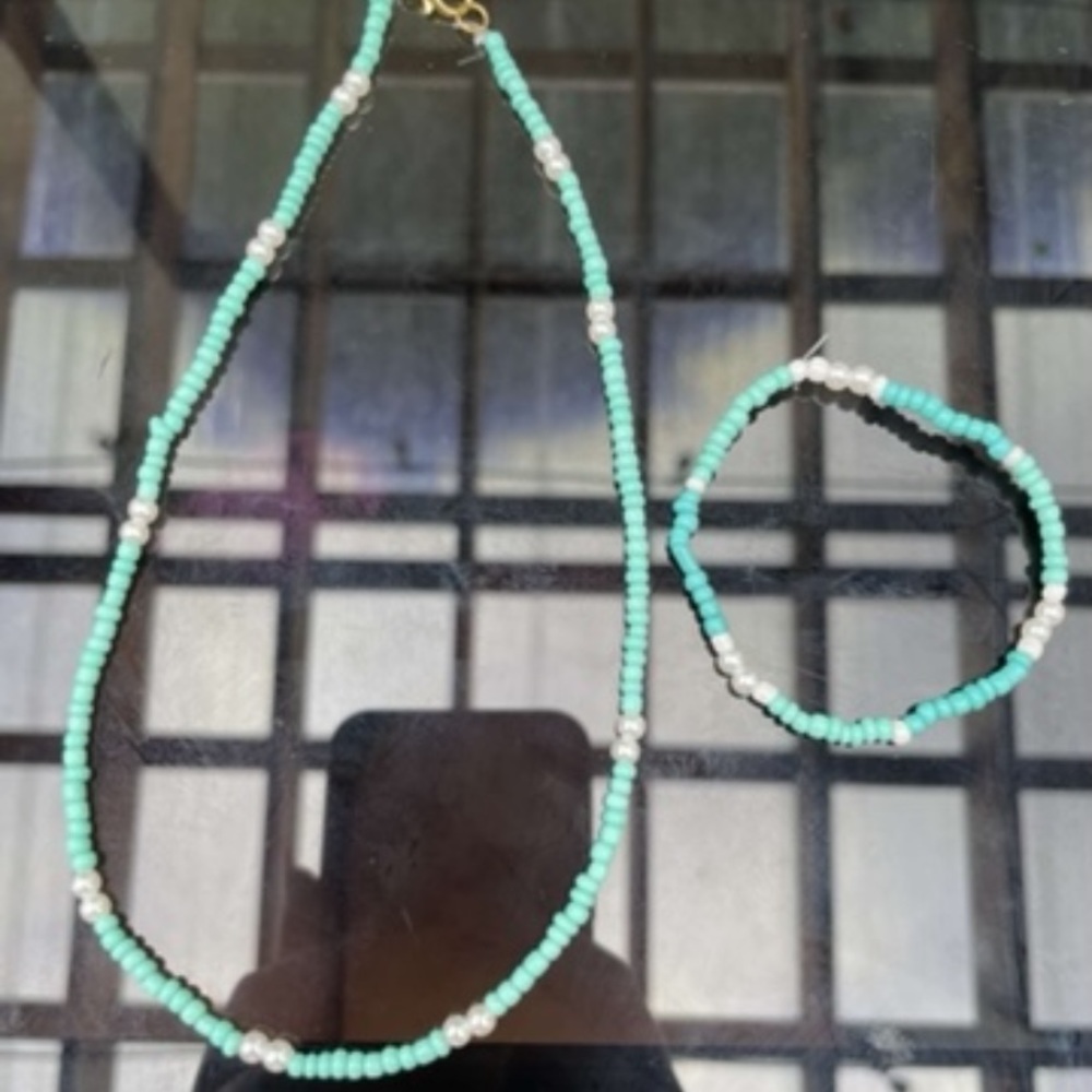 mermaid pearl set